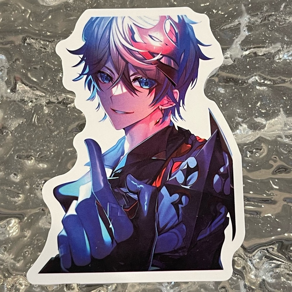 5/$10 Waterproof Vinyl Sticker: Tartaglia- Genshin Impact